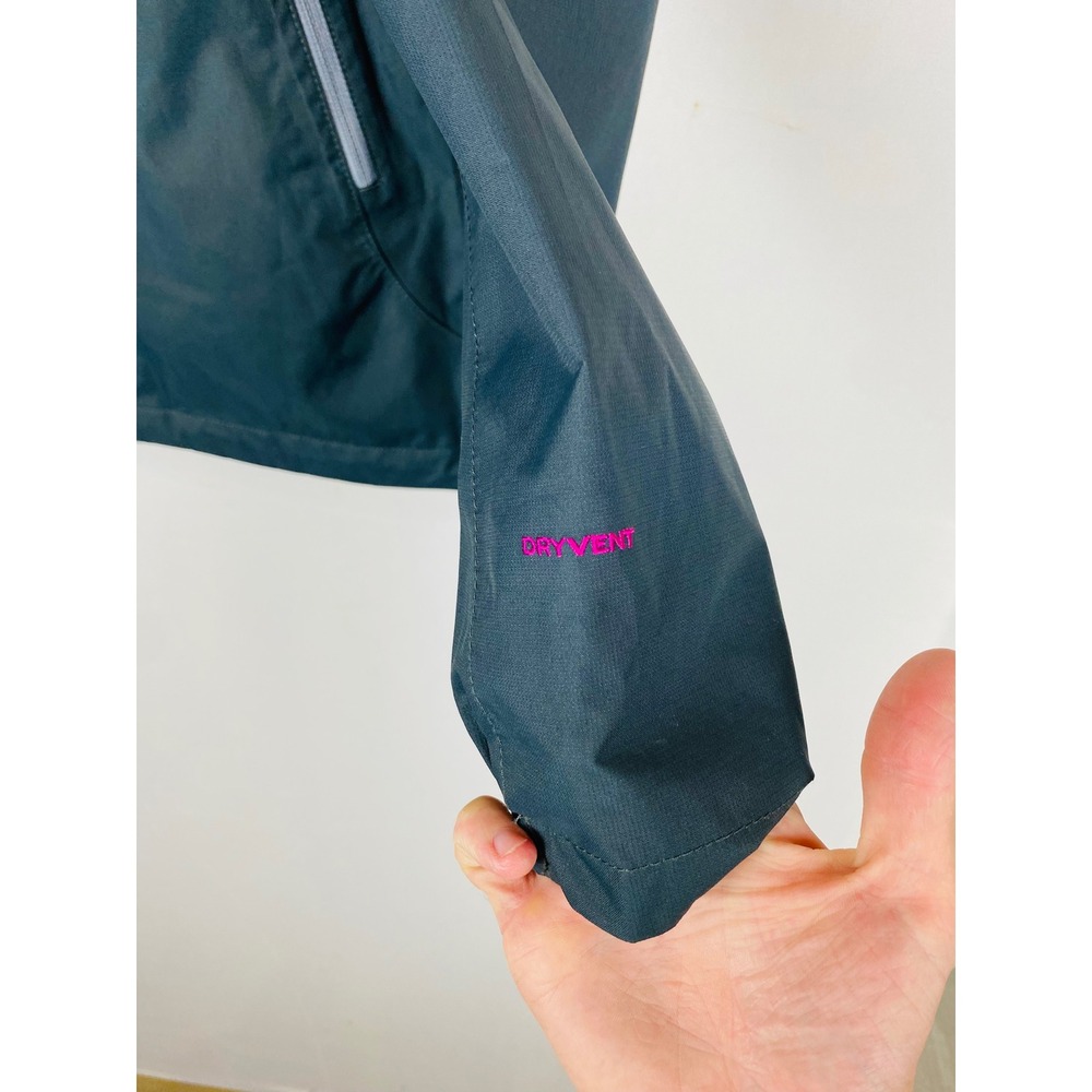 The North Face DryVent Rain Jacket Womens Small Gray Pink NF0A3C7N Waterproof - Picture 5 of 7